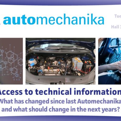 Access to technical info: what has changed since last Automechanika, and what should change in the next years?